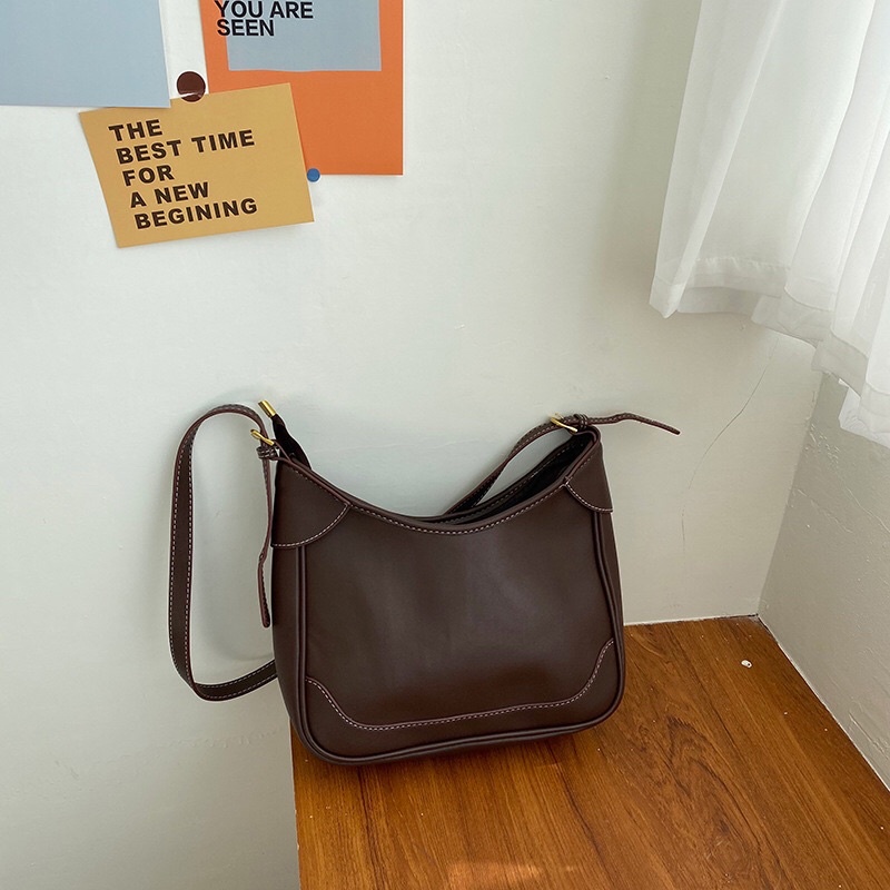 SẴN Túi Đeo Chéo Nữ Bằng Da PU Đi Học Đi LàmTúi Da Đeo Chéo Hình Thuyền