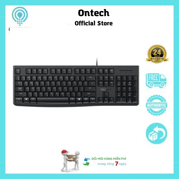 Bộ phím chuột văn phòng DAREU Lk185 + LM103 Chính hãng