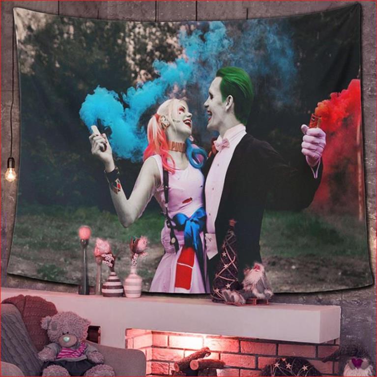 Joker 14  Thảm treo tường trang trí phòng ngủ - Tranh vải decor vintage, in hình theo yêu cầu.