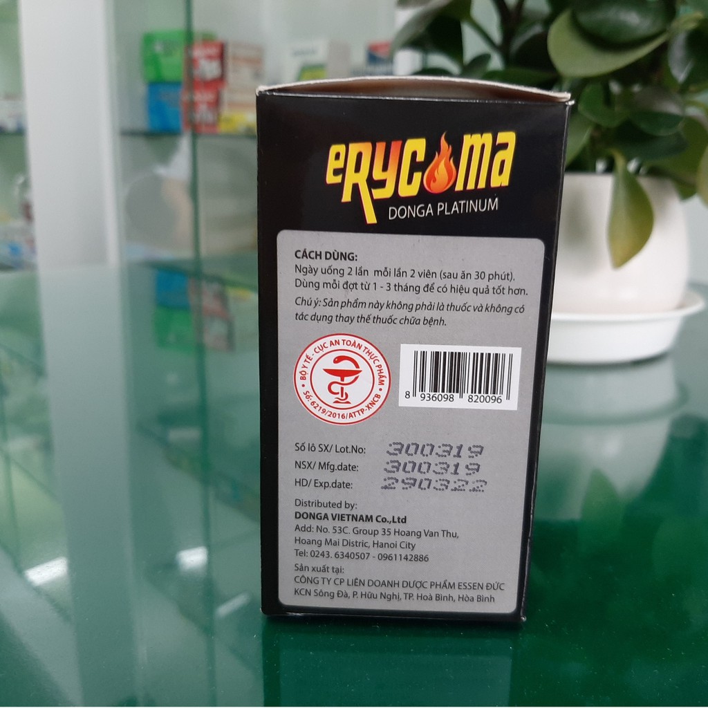 Eurycoma DongA Platinum – Hỗ trợ bổ thận tráng dương