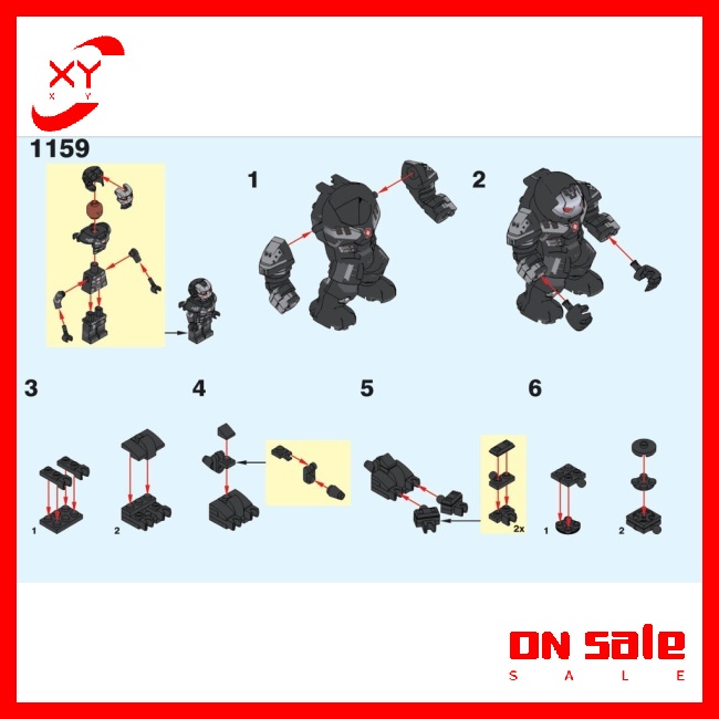 Mô Hình Đồ Chơi Lego Siêu Anh Hùng 44 Người Sắt Dành Cho Trẻ