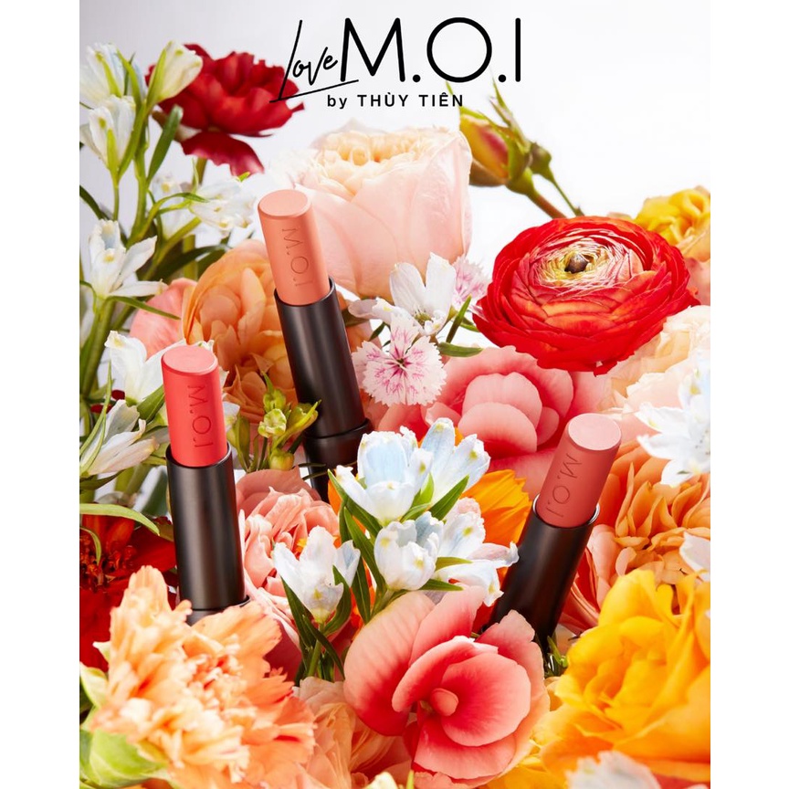 Son Môi Lì Love MOI Cosmetics by Thùy Tiên phiên bản giới hạn lâu trôi dưỡng ẩm(4g)