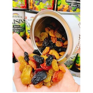 Nho Raisin 3 màu -Hộp 450 gr date mới