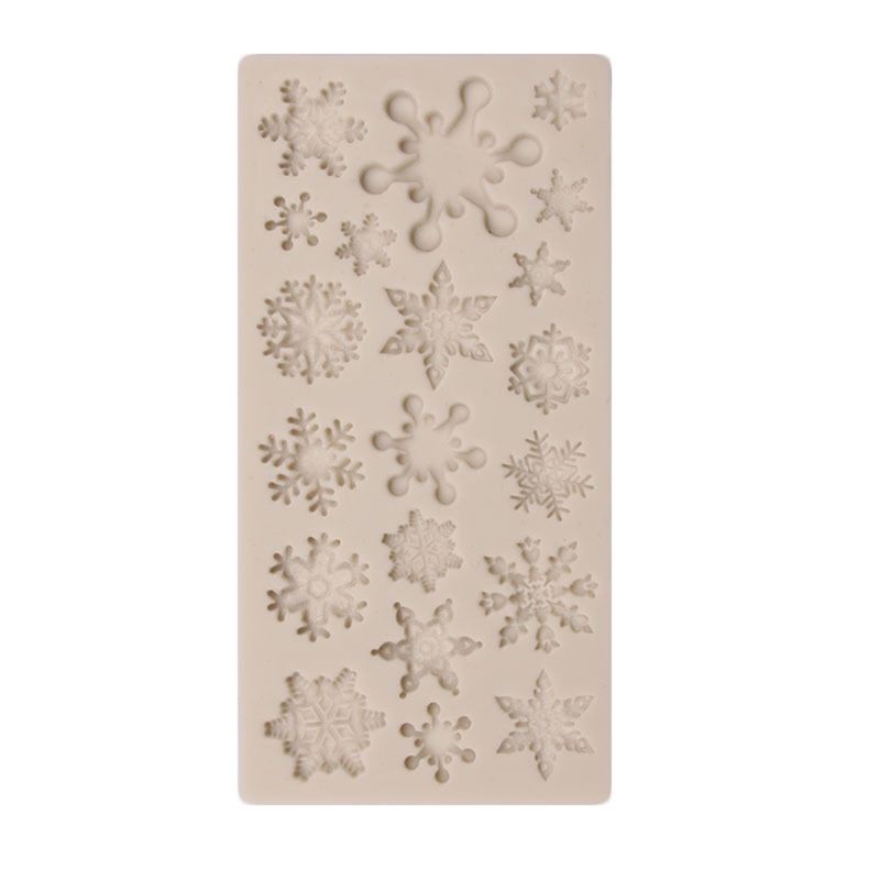 Khuôn silicon làm bánh đa năng tạo hình bông tuyết 3d