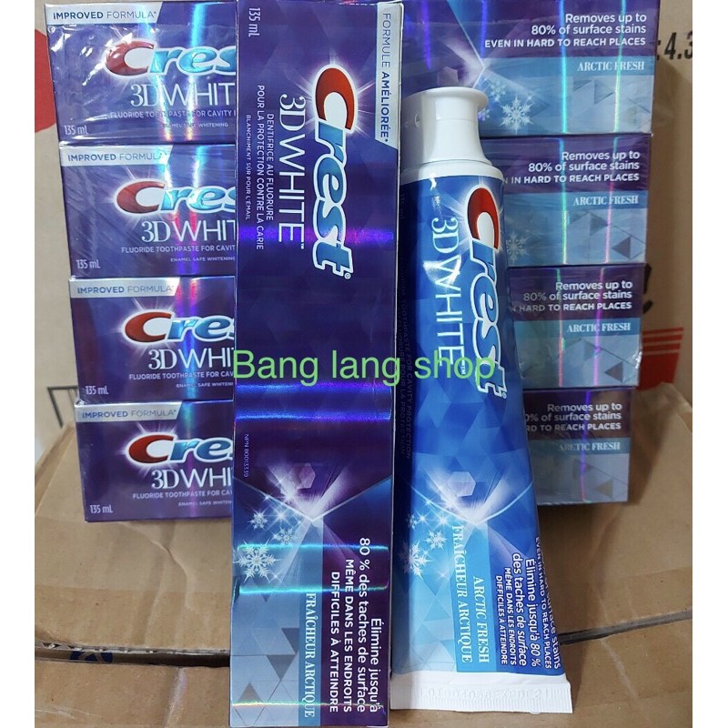 (158gr) KEM ĐÁNH RĂNG CREST 3D WHITE