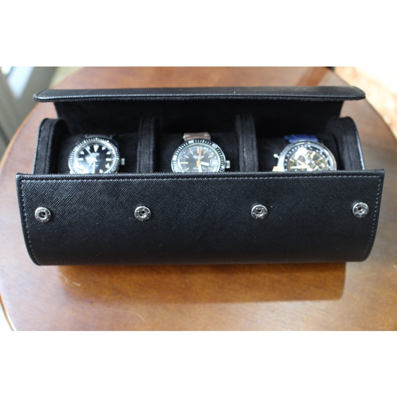 BAO DA ĐỰNG ĐỒNG HỒ ĐEO TAY KHI ĐI DU LỊCH - TRAVEL CASE LOẠI 1, 2, 3 NGĂN