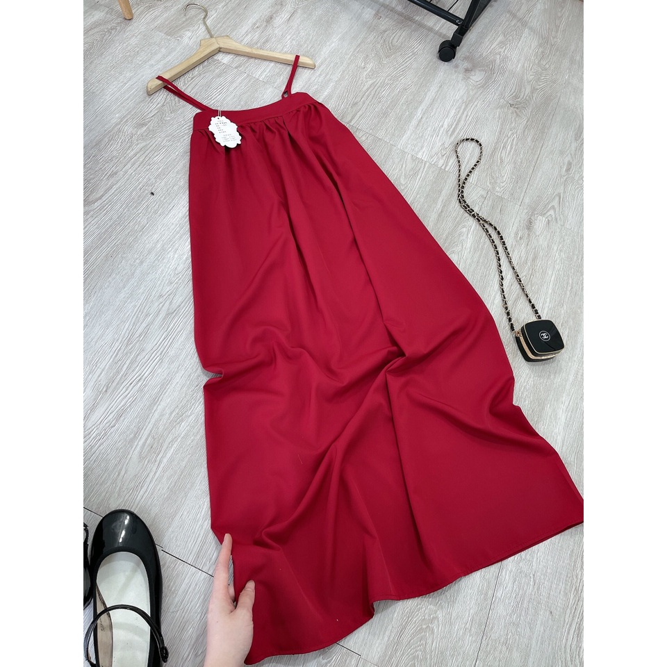 Đầm maxi đi biển 2 dây ôm ngực váy maxi dáng dài 3 màu sang chảnh | BigBuy360 - bigbuy360.vn