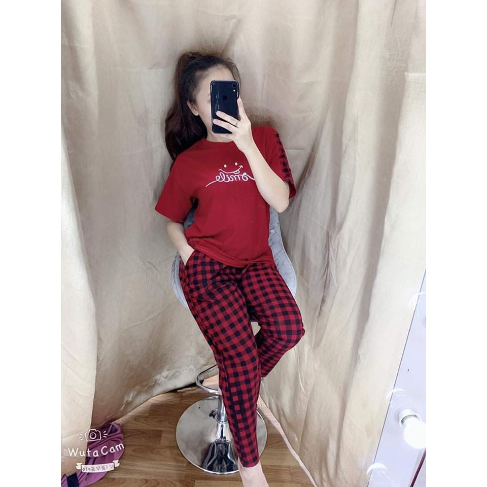 [ Mã FAMAYWA2 giảm 10K đơn 50K] SET BỘ THUN SMILE THỜI TRANG NỮ 3 SIZE 42-62KG TÙY CHIỀU CAO | BigBuy360 - bigbuy360.vn