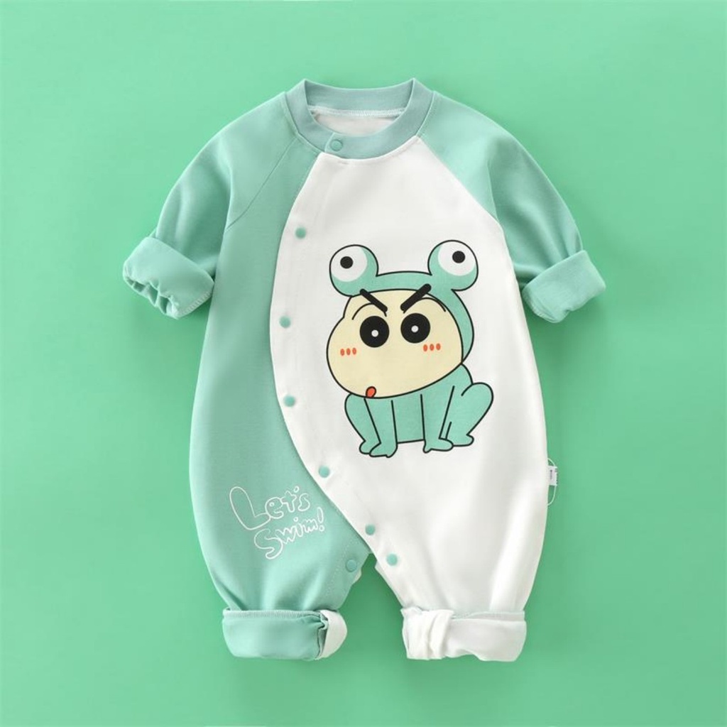 Bodysuit Body dài tay Cotton cho bé trai bé gái 0-13 tháng tuổi Hàng xuất khẩu SLT08