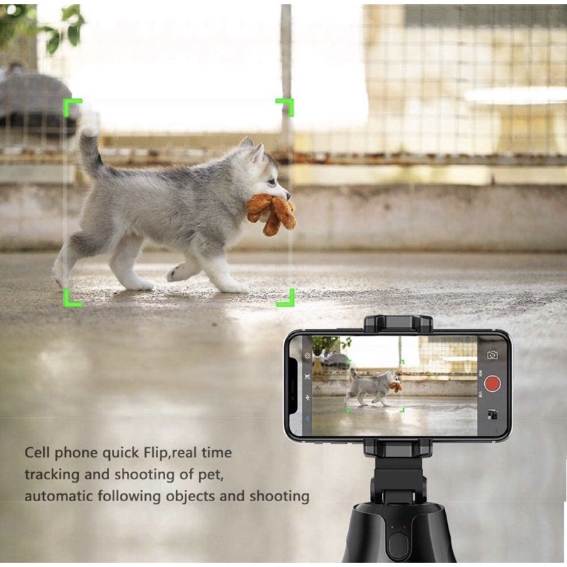 Giá Đỡ Tự Động Xoay Theo Người Khi Quay Phim Chụp Ảnh Camera 360° Panorama AI