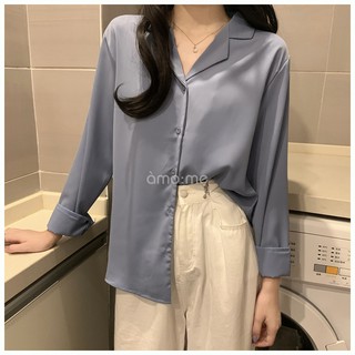 [ĐỒNG GIÁ 99K]  Áo Sơ Mi Dài Tay Vải Lụa Mềm Mịn