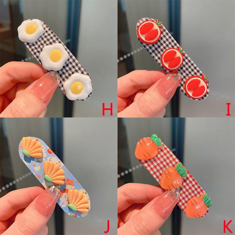 Kẹp Tóc Hình Trái Cây Hoạt Hình Dễ Thương Cho Bé Gái