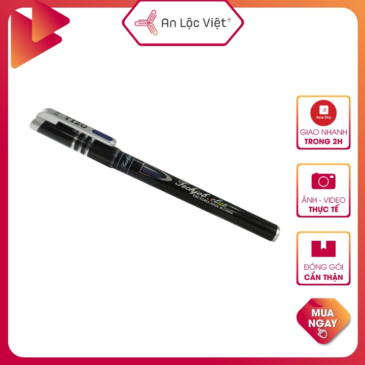 Bút gel Tizo nét 0.5mm - Sử dụng loại mực chất lượng cao, kết hợp cùng đầu bút 0.5mm viết cực đẹp - êm