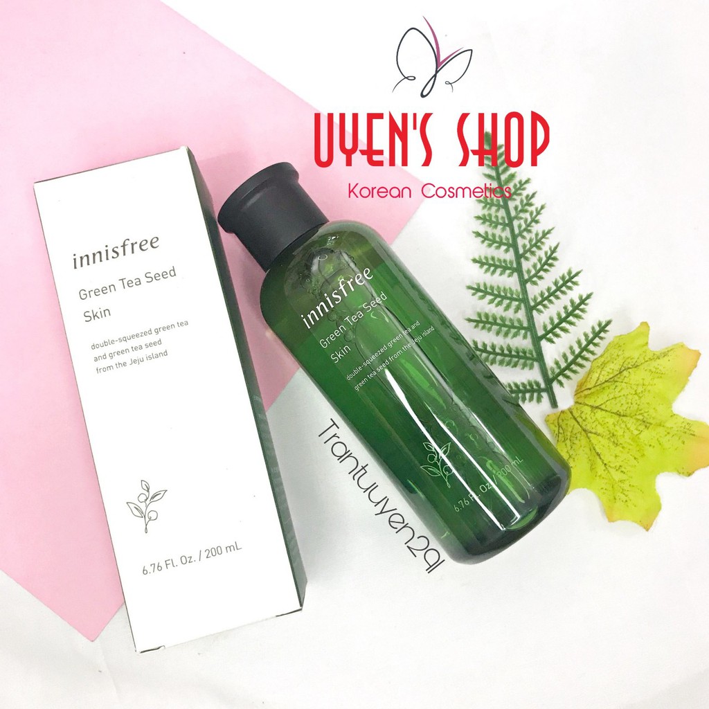 Nước Hoa Hồng Innisfree Green Tea Seed Skin 200ml