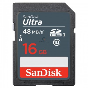 Thẻ Nhớ SD SanDisk Ultra Class 10 16GB - 48MB/s - Hàng Chính Hãng