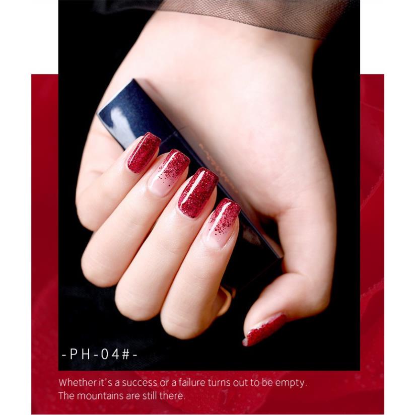 Sơn Gel AS vỏ đen Mã PH ( Cam Kết Chính Hãng - làm khô sơn gel bằng máy hơ uvled )