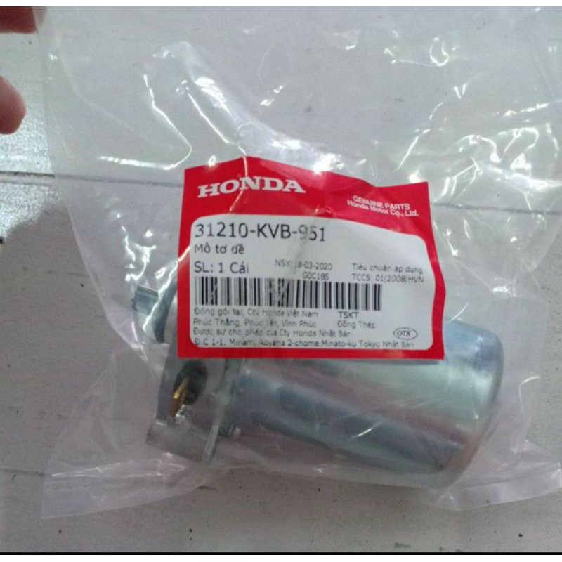 củ mô tơ đề xe Airblade 110 zin honda chính hãng