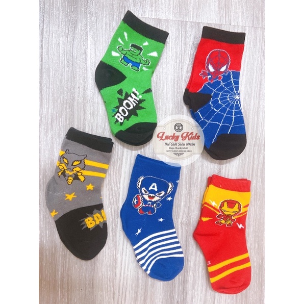 SIÊU RẺ /  TẤT SIÊU NHÂN CHO BÉ TRAI CO GIÃN TỐT DÀY DẶN