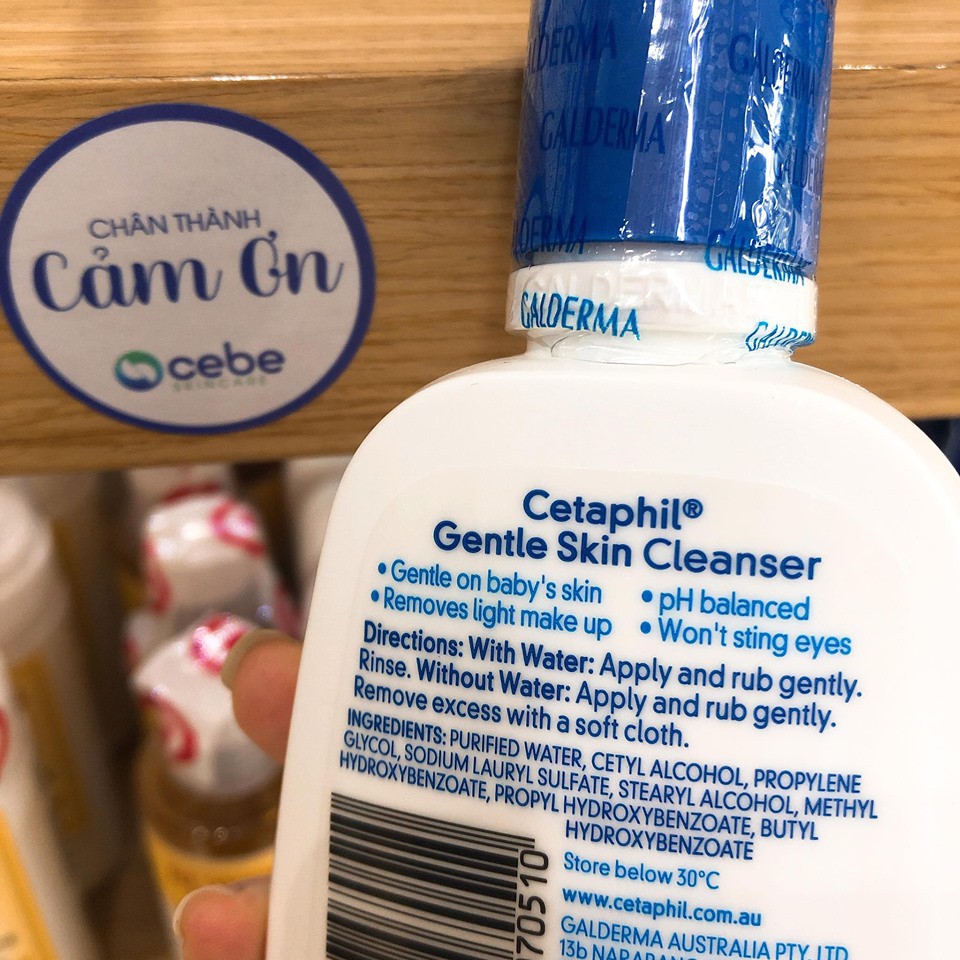 [Hàng Cty] Sữa rửa mặt Cetaphil Gentle Skin Cleanser Face & Body | BigBuy360 - bigbuy360.vn