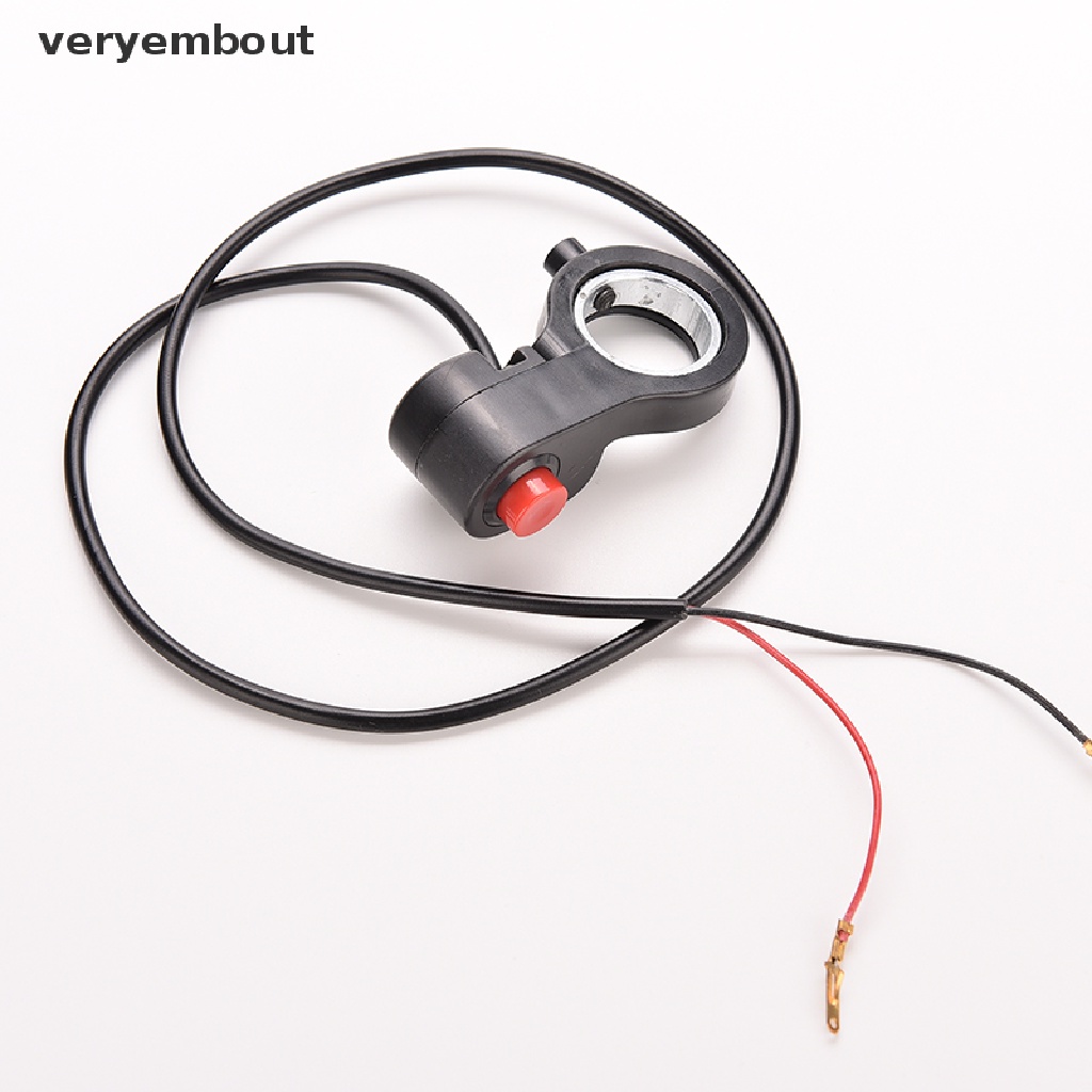 Công tắc còi xe máy gắn tay lái màu đỏ cỡ 7/8" phổ biến