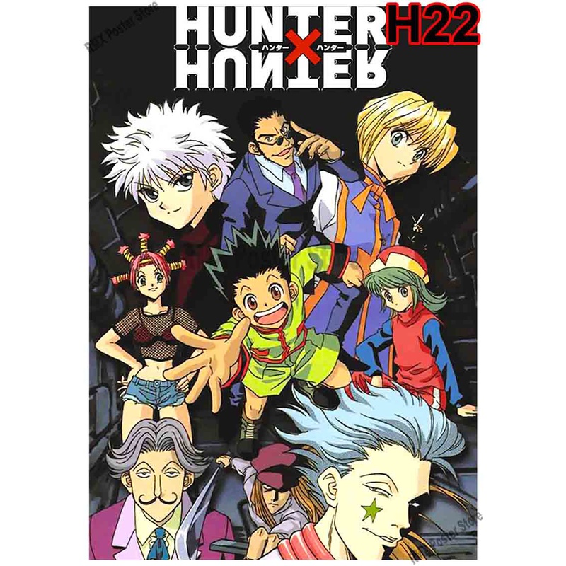 Tranh Giấy Dán Tường In Hình Anime Hunter X Hunter Trang Trí Phòng Khách / Quán Bar