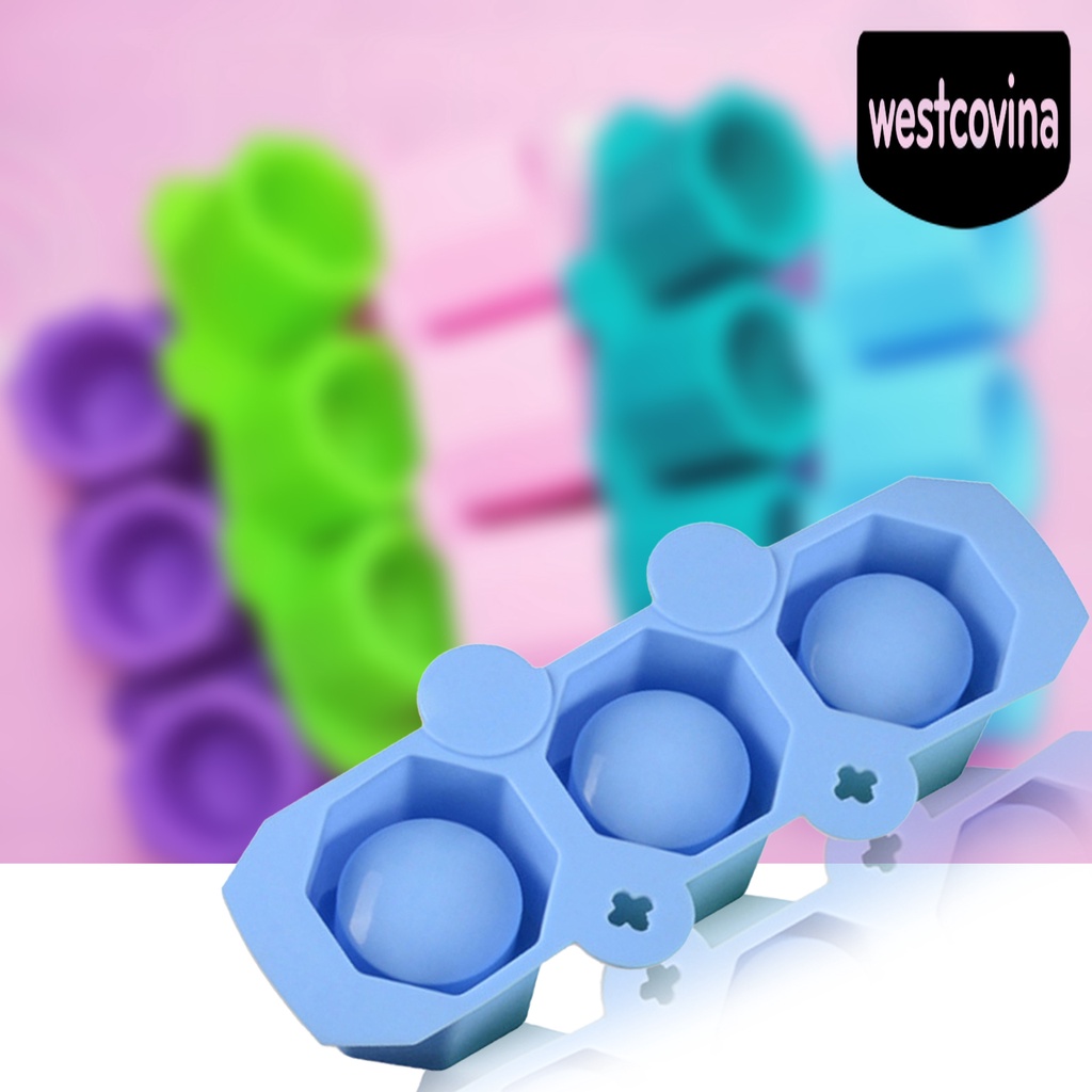 [Hot]☀ Khuôn Làm Đá 3 Ngăn Hình Chậu Hoa