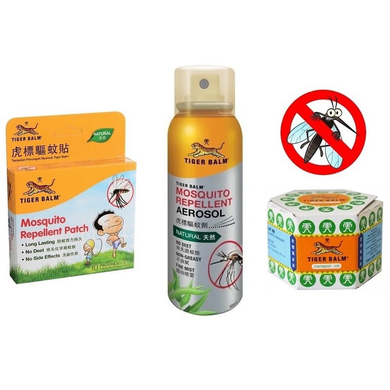 Miếng Dán Chống Muỗi Cho Bé - Tiger Balm Mosquito Repellent Patch Thái Lan