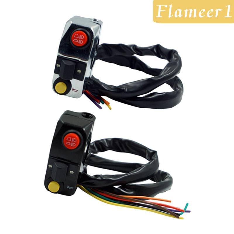 Công Tắc on / Off Gắn Tay Lái Xe Máy 22mm 7 / 8 &quot;on / Off Flame1