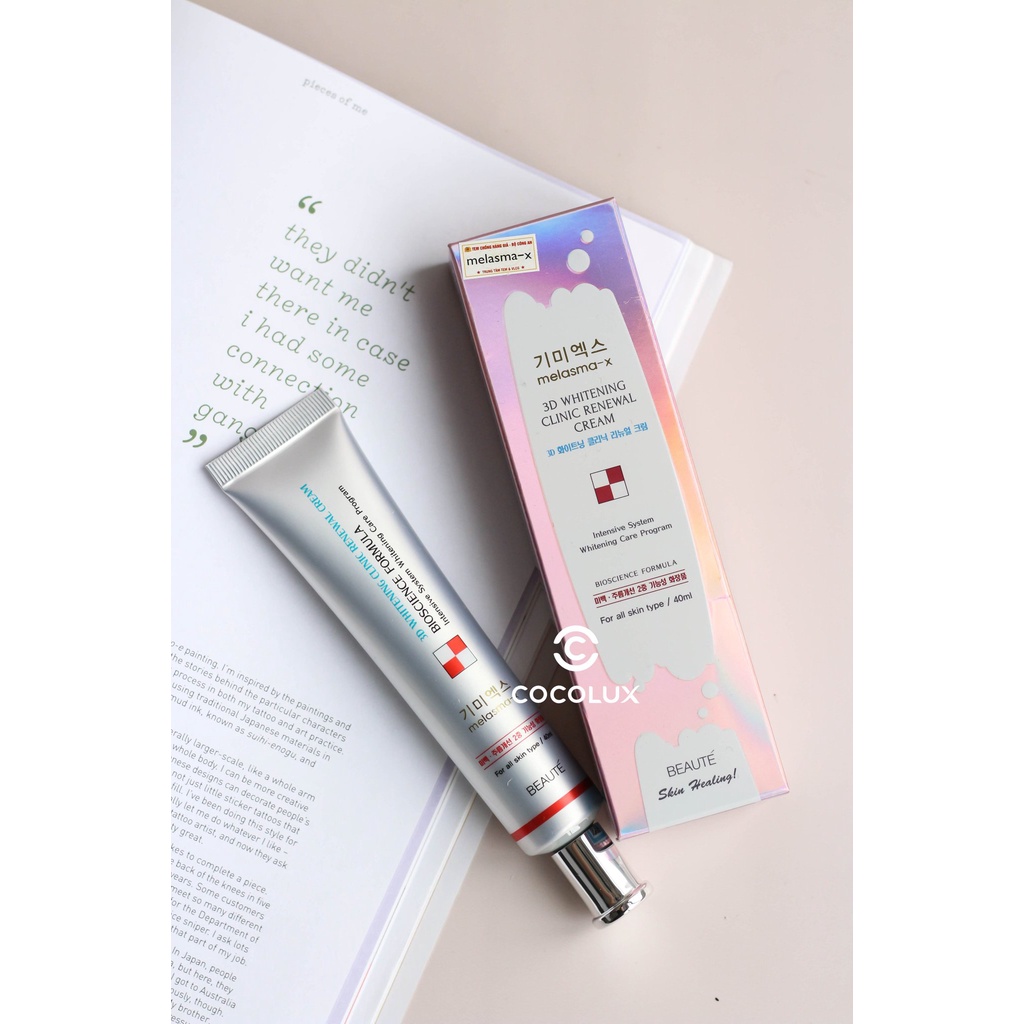 Kem Dưỡng Melasma-x 3D Whitening Clinic Renewal 40ml