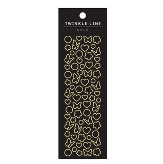 Sticker lấp lánh phong cách hàn Quốc, trang trí sổ tay toploader