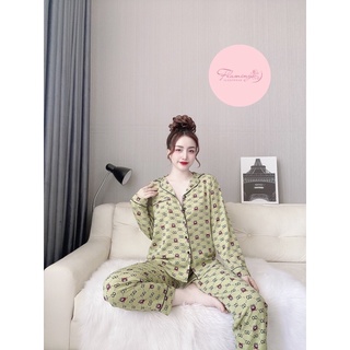 Giá sỉ - bộ lụa mango tay dài quần dài loại 1