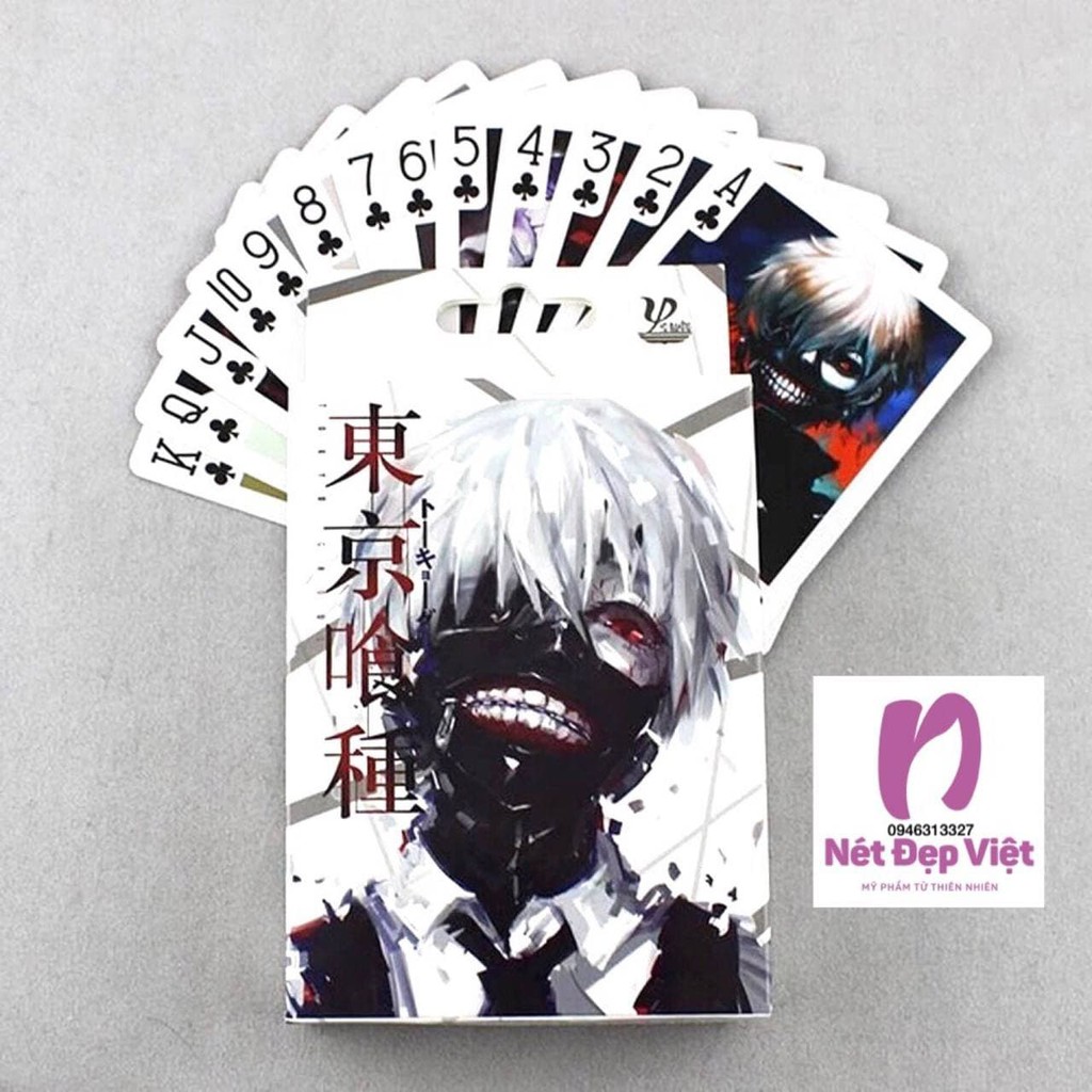 Bộ Bài Tây Tokyo Ghoul 52-54 Lá Dễ Thương