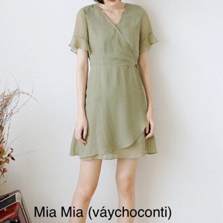 Váy vạt chéo cho ti