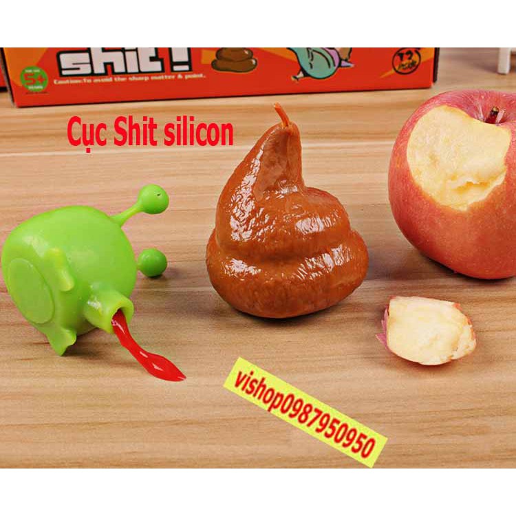 1 Cục shit nhựa dẻo phiên bản bầy nhầy  đồ chơi troll vui nhộn