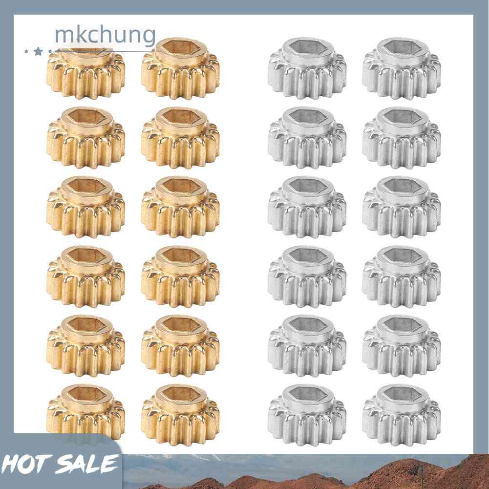 Bộ 12 Bánh Răng Điều Chỉnh Lỗ Lục Giác 1 / 15 Cho Đàn Guitar