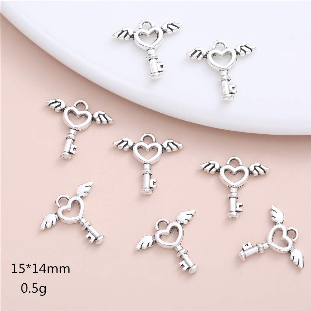 Set 40 Mặt Vòng cổ Hình Chìa Khóa Phong Cách Vintage