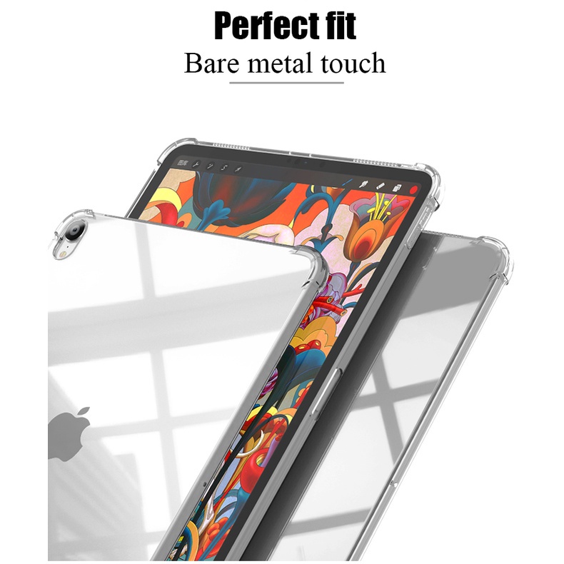 Ốp Máy Tính Bảng TPU Silicon Trong Suốt Có Túi Khí Cho Amazon Fire HD 10 Plus 2021 10.1 inch