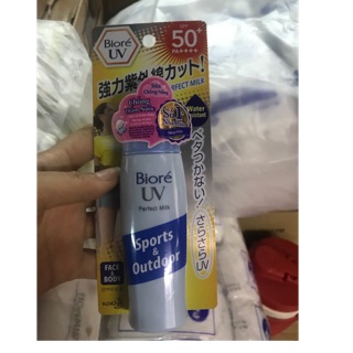 Sữa chống nắng Bioré chống thấm nước sbf50+ Pa +++ 40 ml .