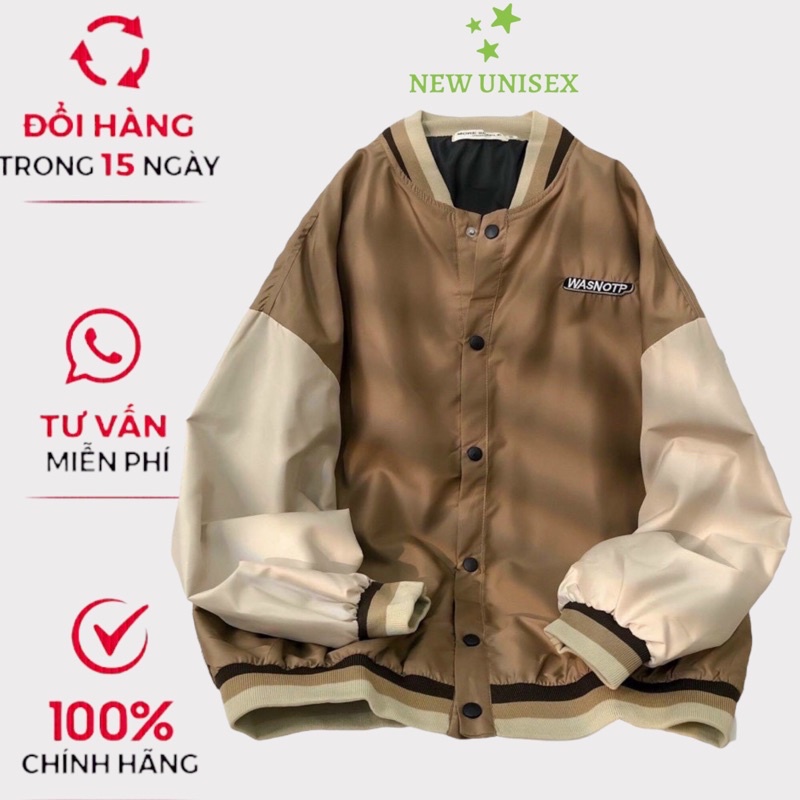 Áo Khoác Gió Nam Chất Dù Hai Lớp Lót Das Có Logo Kiểu Bomber Phong Cách Bóng Chày Form Rộng Mặc Đẹp [NEW UNISEX]