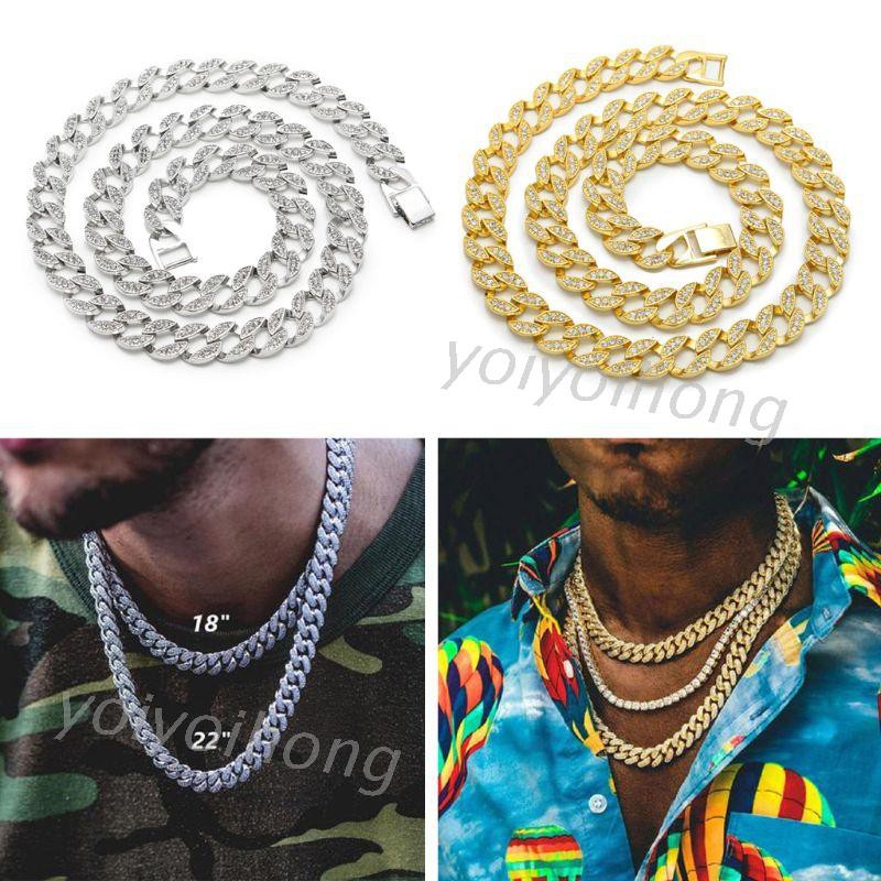 Vòng Tay Mạ Vàng Đá Cz Mắc Xích Miami Cuban Phong Cách Hip Hop