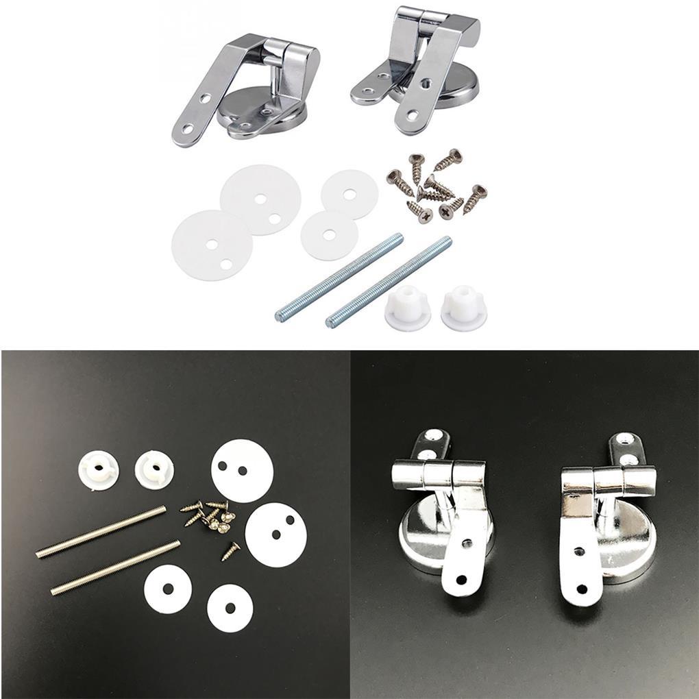 Bản Lề Gắn Nắp Bồn Cầu Bằng Hợp Kim Kẽm Cứng Kèm Ốc Vít Cố Định