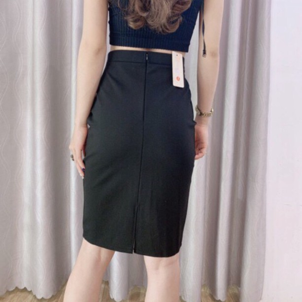 Chân Váy công sở - chân váy ôm bút chì sẻ sau hàng chuẩn MELA SHOP (ảnh thật) | BigBuy360 - bigbuy360.vn