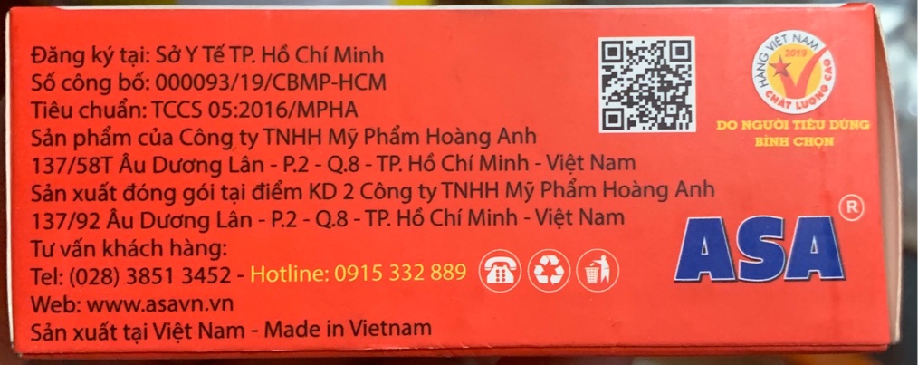 Xà phòng ASA Folia tinh dầu Mù U (100g)