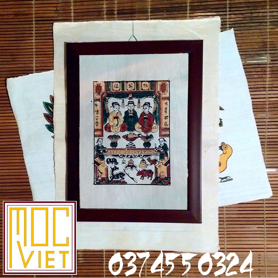 Tranh đông hồ Táo quân
