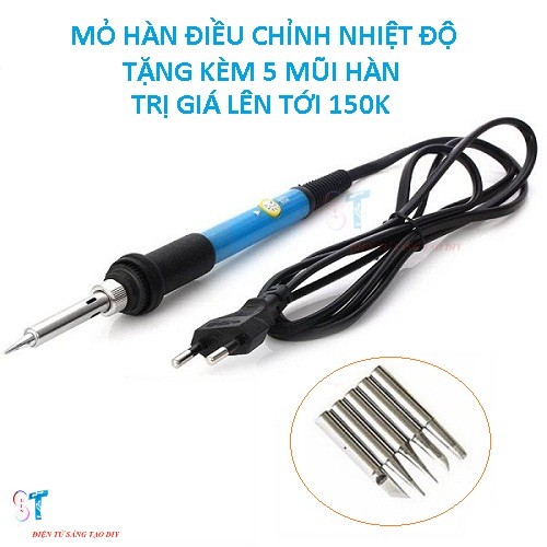 Mỏ Hàn Điều Chỉnh Nhiệt Độ 936-60W