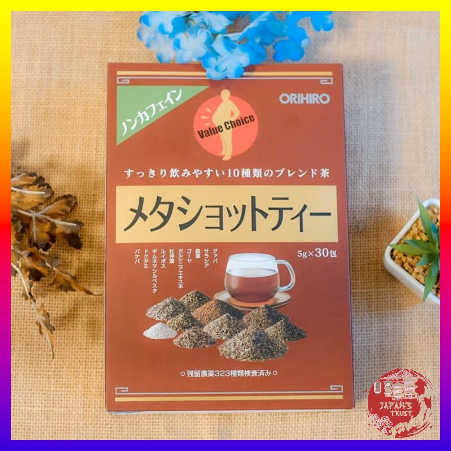 [Orihiro] Trà giảm mỡ bụng Meta Shot Tea Orihiro 30 gói - Giá tốt - Hàng chính hãng