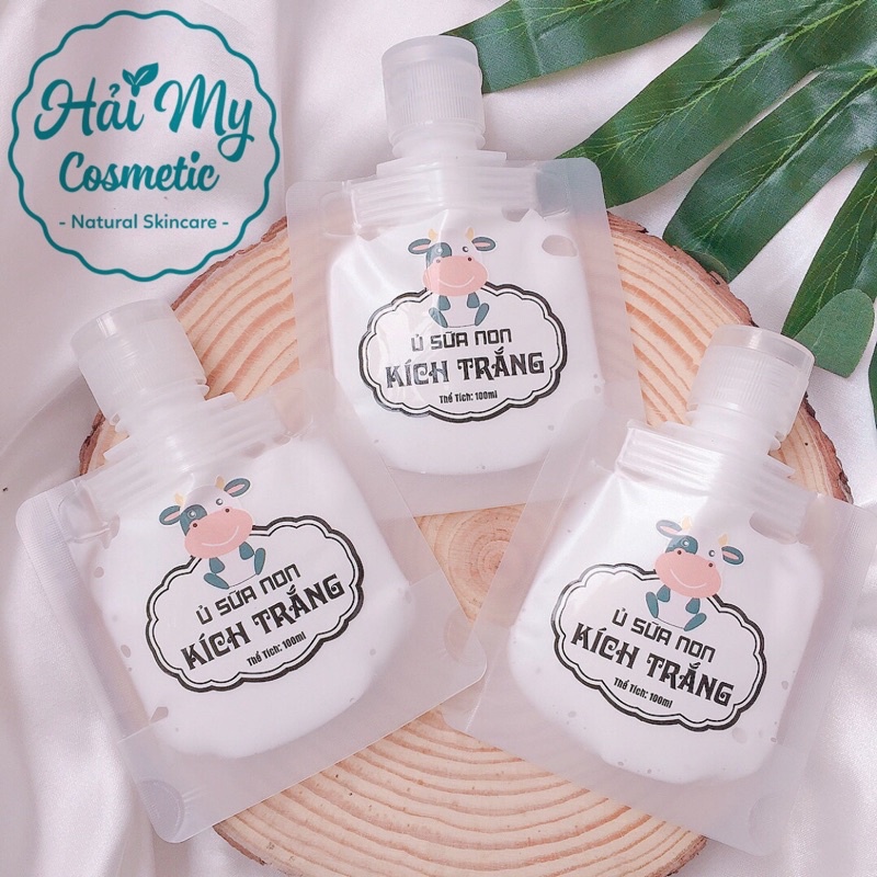 Ủ Sữa Non Dưỡng Trắng Da Độc Quyền Hải My Cosmetic - Bột thiên nhiên