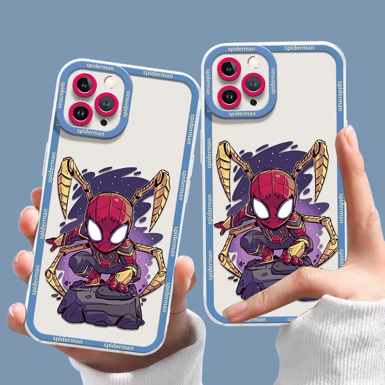 Ốp Điện Thoại Silicon TPU Mềm Trong Suốt Họa Tiết Hoạt Hình Cho IPhone 14 13 12 11 Pro MAX Mini 6S 7 8 Plus X XS XR