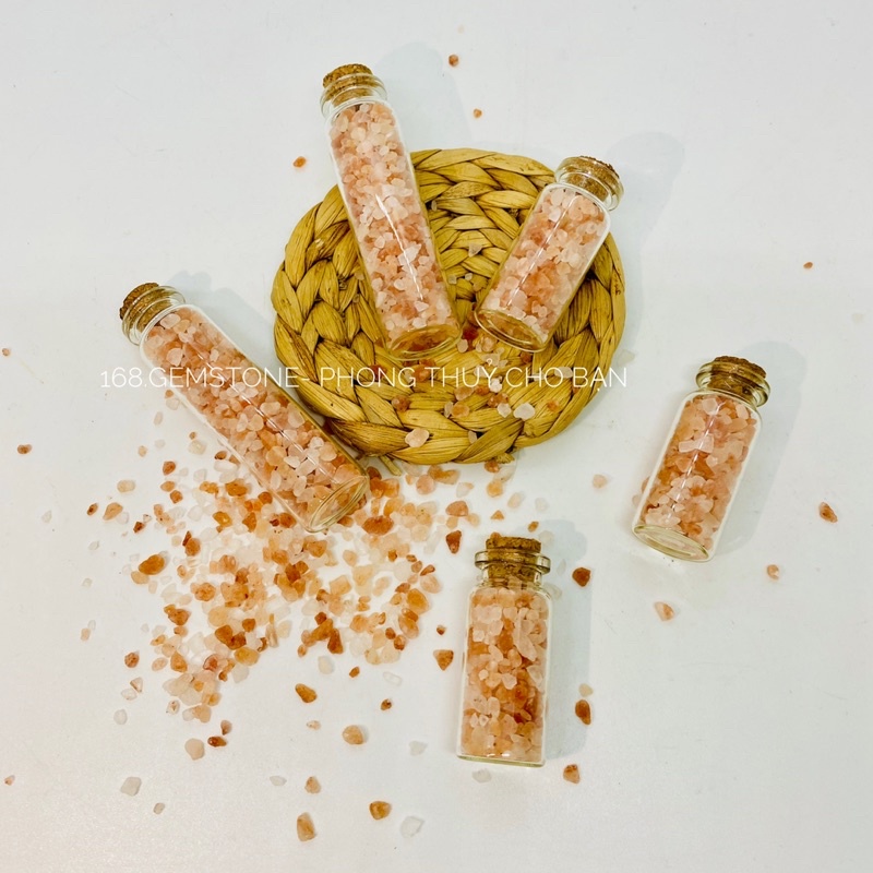 Lọ Muối Hồng HIMALAYA (Pink Salt) Thanh Tẩy Năng Lượng