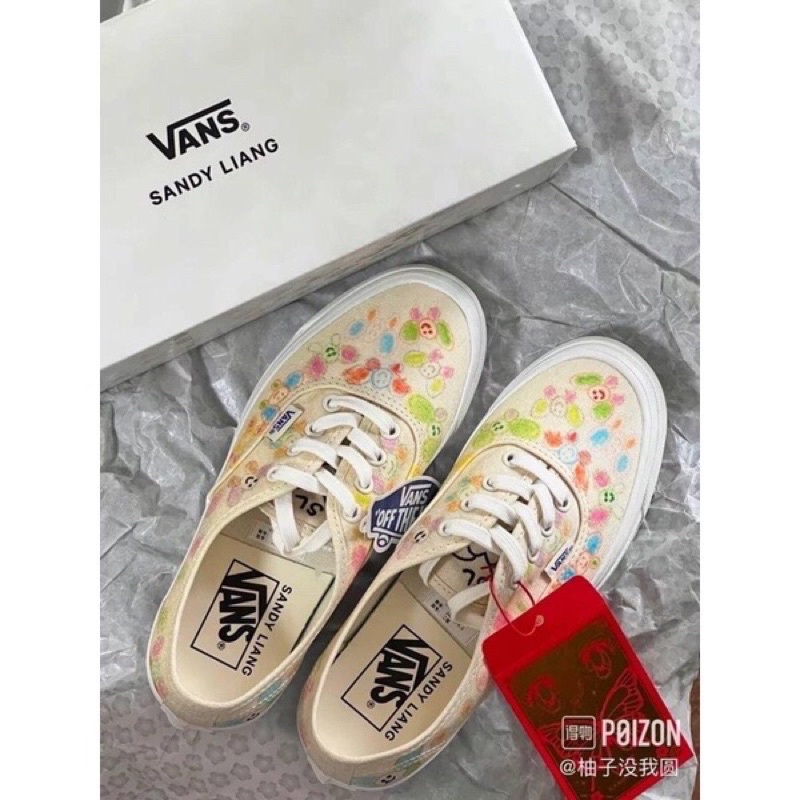 GIÀY VAN.S SANDY LIANG CREAM BABY CUTE LAI AU